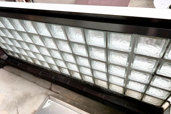 金沢市　マンション　硝子ブロック修繕