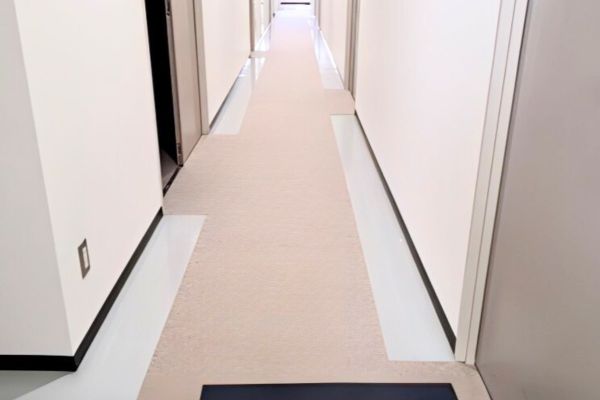 白山市　床リフォーム　パンチカーペット貼替