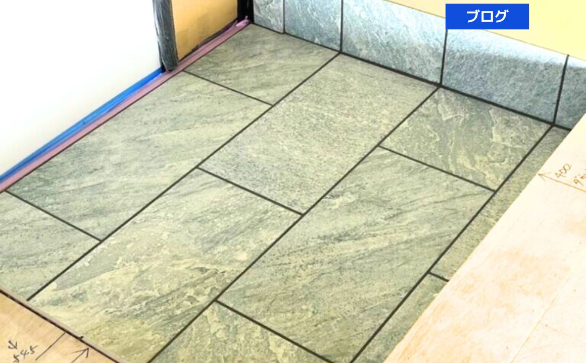 【新事務所ができるまで＃16】ボード貼りと床タイル完了しました！