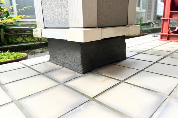 金沢市　戸建　柱修繕